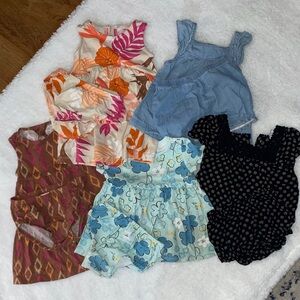 12 Month Spring Summer Dress Bloomer Bundle